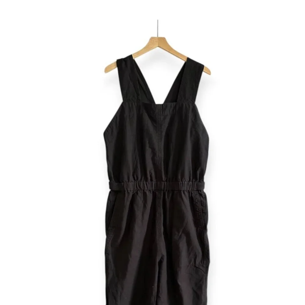 New with tag, Everlane The Fatigue Apron Jumpsuit, Black, Size 12